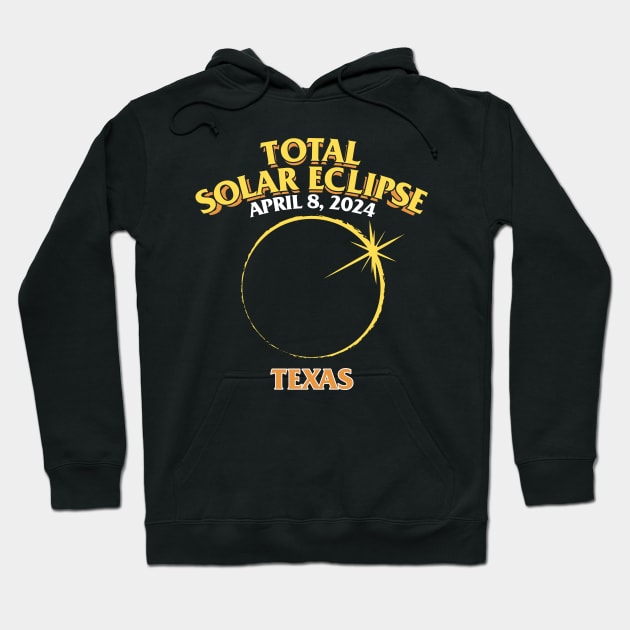 Total Solar Eclipse 2024 - Texas Hoodie by LAB Ideas